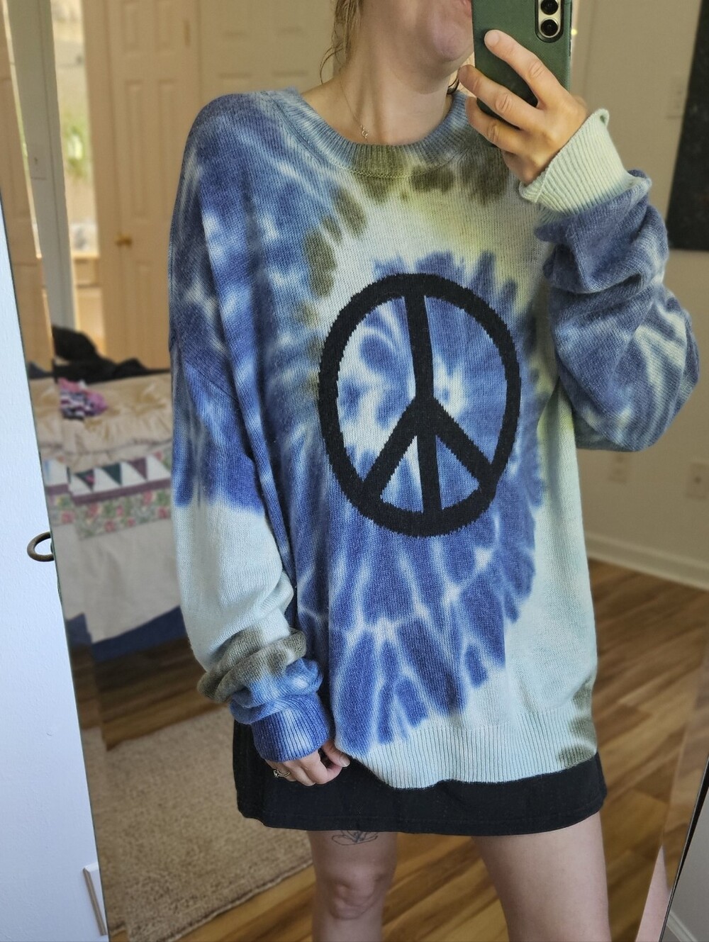 NWT Spiritual Gangster Alpaca Blend Peace Sweater -$168
